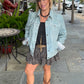 Light Wash Leather Jacket